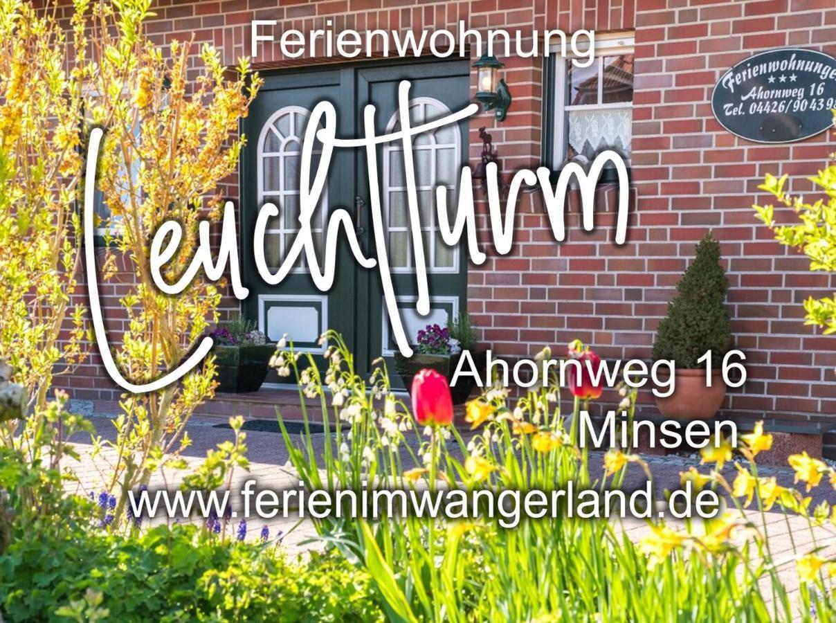 Ferien Im Wangerland Ferienwohnung Leuchtturm Minsen Schillig Hund Pool Sauna Norderaltendeich Exterior foto